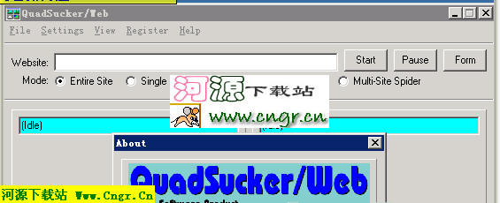 QuadSuckerWeb_英文绿色特别版离线浏览工具、自动完成所有下载工作V3.5