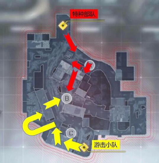 使命召唤手游枪火战区夺点路线怎么走
