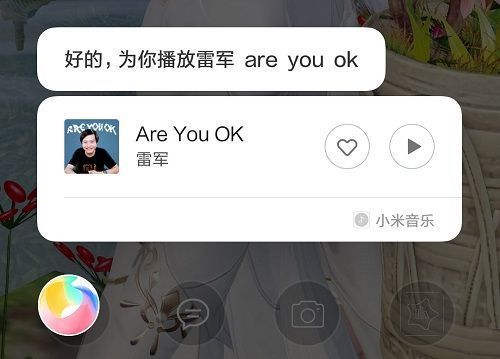 are you ok雷军对谁讲
