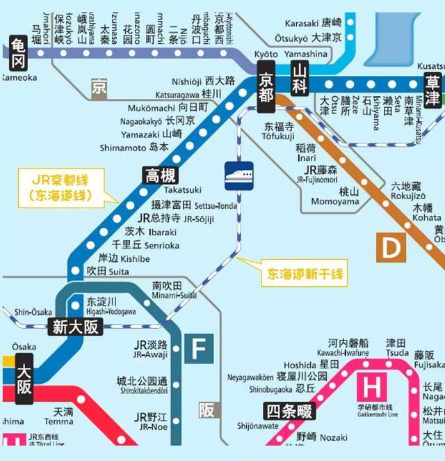 日本新干线线路图2021