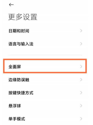 小米11Pro全面屏设置在哪