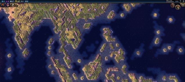 文明6超大真实世界地图