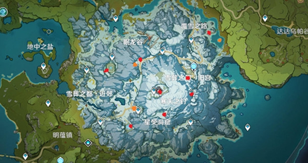 原神雪山石碑位置在哪里？龙脊雪山8块石碑全收集路线攻略[多图]图片1