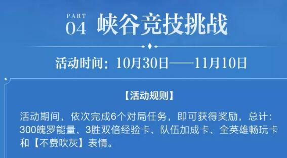 lol手游峡谷竞技挑战活动内容