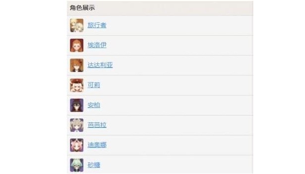 原神自由的指引对应角色详解