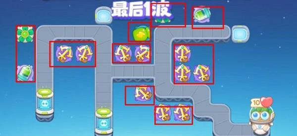 保卫萝卜4太空穿越第25关通关攻略