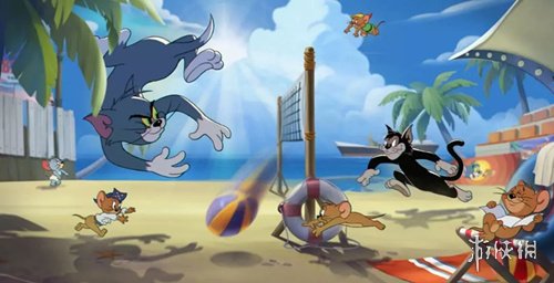 《猫和老鼠手游》沙滩排球怎么玩