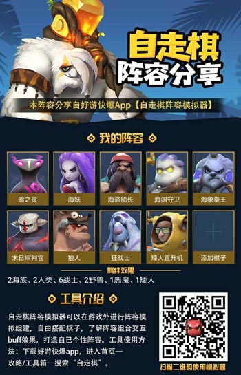 《多多自走棋》精英战6战士阵容怎么搭配