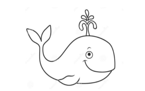 QQ画图红包怎么画鲸鱼_鲸鱼画法攻略
