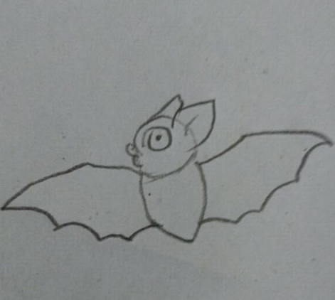 QQ画图红包蝙蝠怎么画_蝙蝠画法攻略