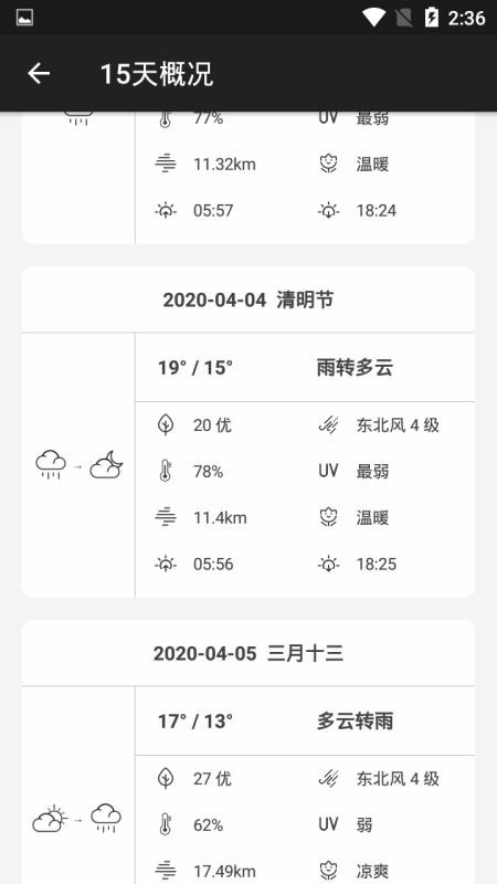 中国风天气预报1.0.0