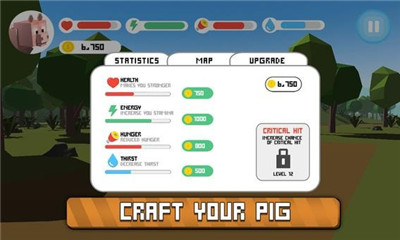 块状猪模拟器3D游戏