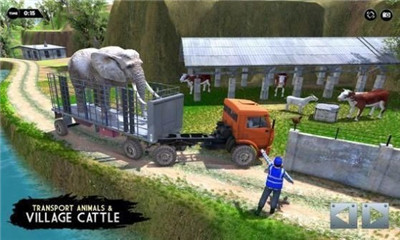 动物运输卡车驾驶模拟器游戏