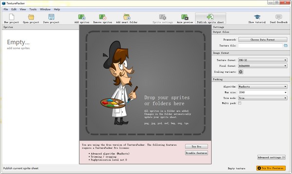 TexturePacker(图片打包工具)v5.4.0电脑版
