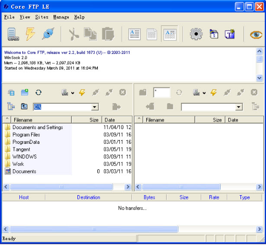 CoreFTPPro2.2Build1789特别版FTP上传下传软件