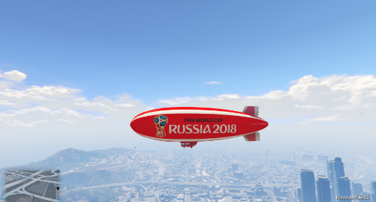 《侠盗猎车5》2018俄罗斯世界杯飞艇贴图MOD最新版