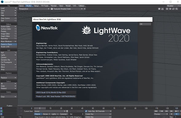 NewTek LightWave 3D版 v2020.0.0