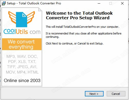 Total Outlook Converter Pro(电子邮件文件格式转换器)