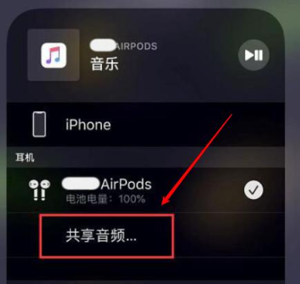 iphone不显示共享音频是什原因
